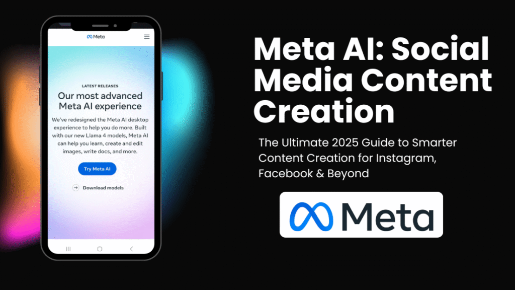 smartphone showing Meta AI assisting in creating a social media story