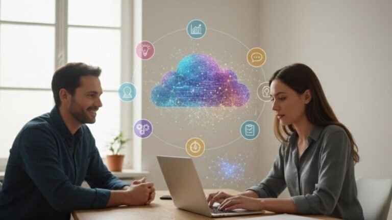 Guia com as melhores IAs gratuitas para 2026, mostrando ferramentas de produtividade e criação de conteúdo para profissionais.