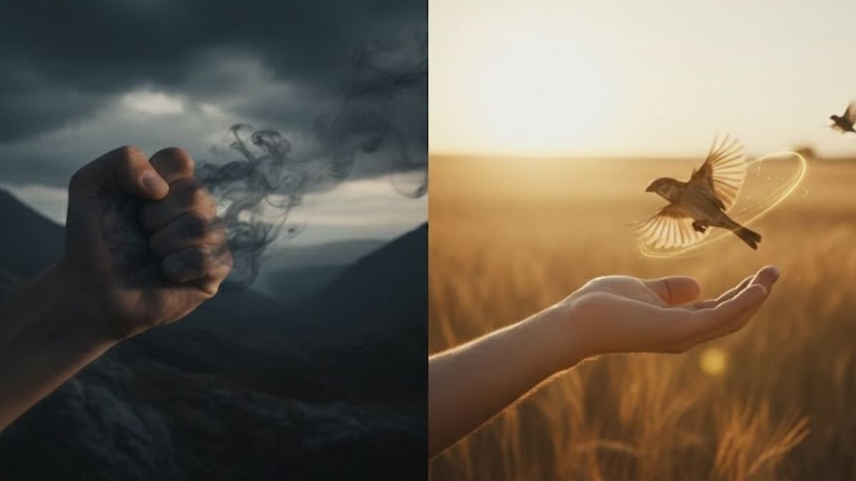 Ilustração da frase de Oscar Wilde, "a única maneira de se livrar de uma tentação é ceder a ela", mostrando a diferença entre resistência e controle consciente.