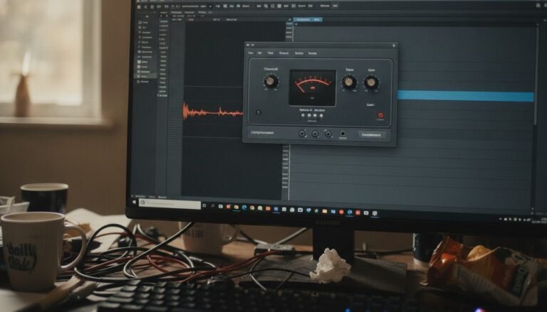 Compressão de áudio no Reaper